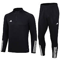 Детский тренировочный костюм Adidas черный сезон 2023-2024