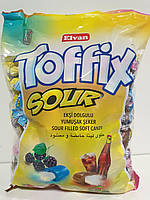 Жевательные конфеты Elvan Toffix Sour Mix 1кг