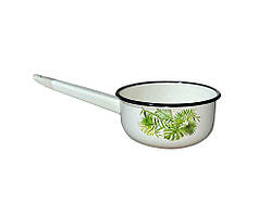 Ківш ем. 1,5л /2 без кришки Монстера (молочна) I21082/2 ТМ IDILIA