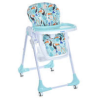 Розкладний стільчик трансформер для годування M 3233 Toucan Mint м'ятний
