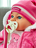 Лялька пупс Мій малюк м'яконабивний говорить пупс M 3514-1 UA, 45 см, в коробці, фото 4