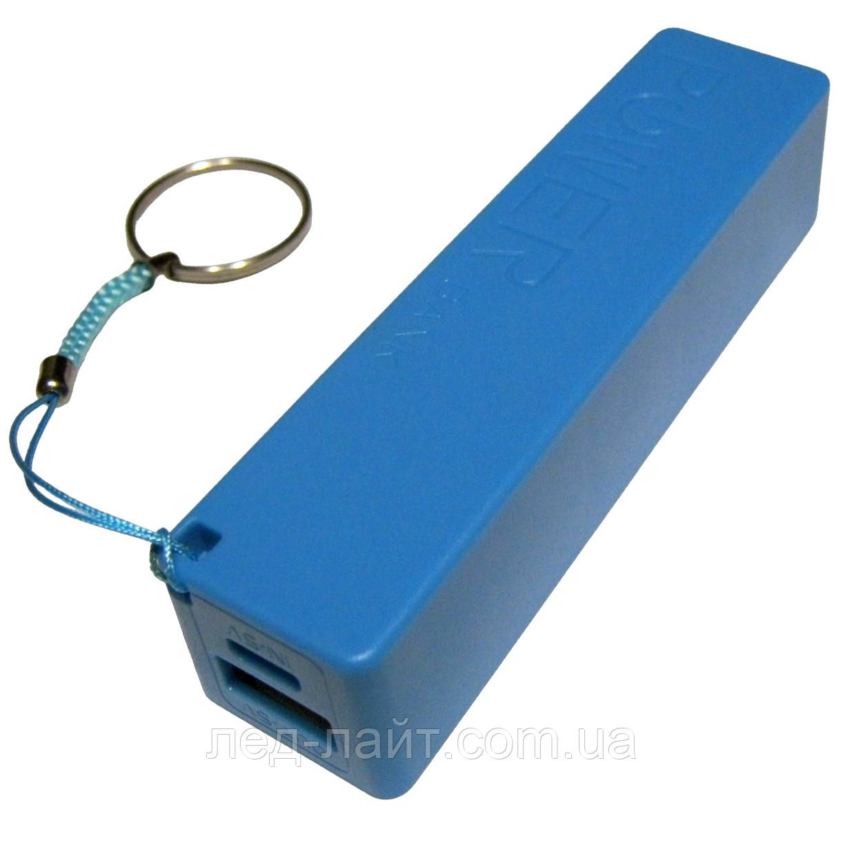 Корпус power bank 18650х1 USB голубой - фото 1 - id-p2048291719