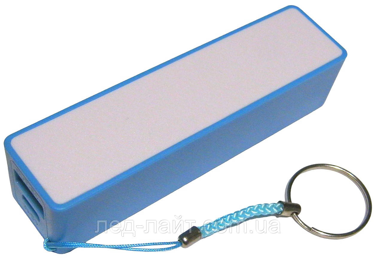 Корпус power bank 18650х1 USB голубой - фото 3 - id-p2048291719