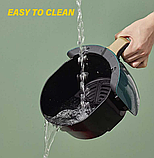 Аерофритюрниця Cheffinger 4.5л з духовкою 8 програм 1400Вт CF-AFRY4.5 Black, фото 9