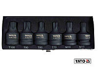 Набор ударных бит Torx/Spline 6 единиц YATO YT-10653 E-vce - Знак Качества