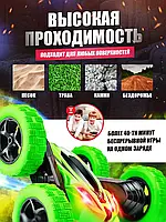 Трюкова детская Машинка перевертыш на радиоуправлении stunt car exciter с пультом