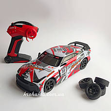 Машинка для дріфту з прискоренням на радіокеруванні Nissan GT-R 4WD Ніссан ГТР на радіокеруванні машина дрифт, фото 4