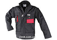 Куртка робоча YATO чорно-червона, розм. S [20] E-vce - Знак Качества