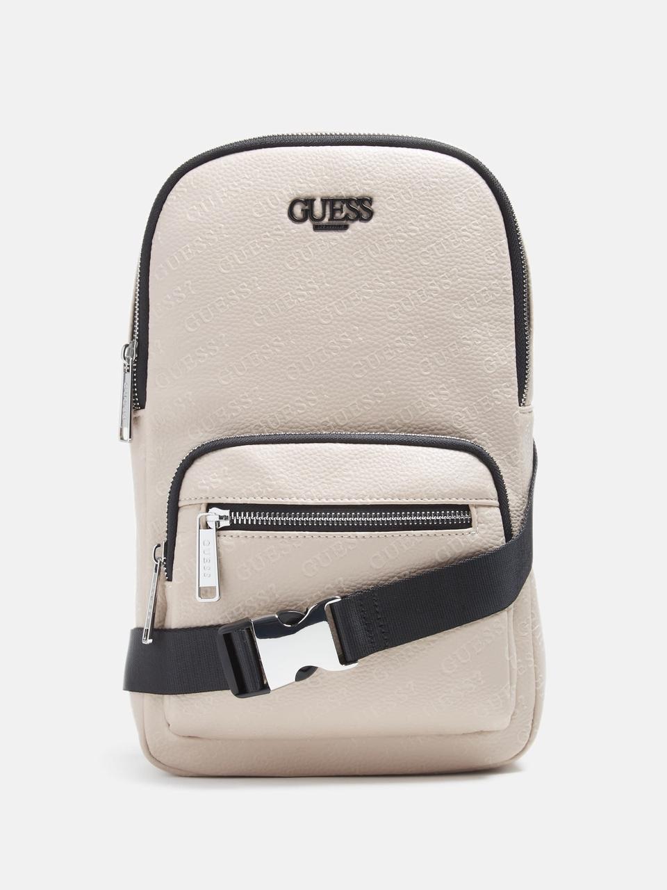 Сумка-слінг Guess з логотипом 1159794482 (Бежевий, One Size)
