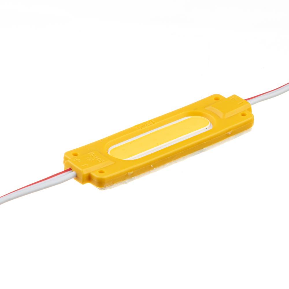 Світлодіодний модуль 12 V жовтий COB 1led 2 W IP65