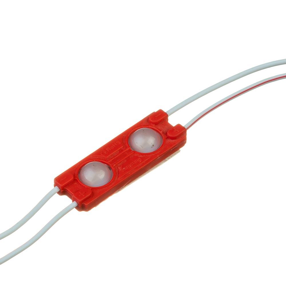 Світлодіодний модуль 12 V червоний smd5730 2led 1 W IP65