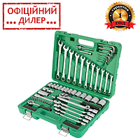 Профессиональный набор инструмента INTERTOOL ET-6077 1/2" & 1/4" 77ед