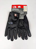 Зимние перчатки на флисе The North Face чёрные L