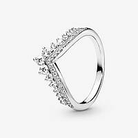 Серебряное кольцо Pandora Желание принцессы 197736CZ