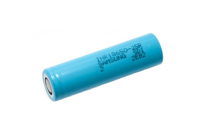 Акумулятор 18650 Samsung SDI INR18650-25R Li-Ion 2500 мАг 20 A, фото 1