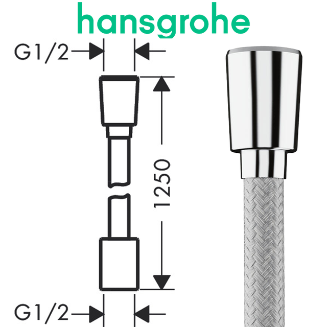 Душовий шланг hansgrohe Designflex 125 см хром Chrome 28220000_Душевий шланг hansgrohe Designflex 125 см хром 28220000_Душевий шланг hansgrohe Designflex 125 см хром_Душевий шланг hansgrohe Designflex хром 1 _Душевий шланг хром_шланг для душу хром_аксесуари для ванної хром_хромований шланг для душу_текстильний шланг для душу хром_текстильний душовий шланг шланг для душу шланг для душу hansgrohe_hansgrohe designflex шланг для душу_hansgrohe designflex шланг для душу хром_hansgrohe designflex душовий шланг хром_шланг для душу хром_шланг для душу хром 125 см_шланг для душу хром 1.21 м2 тек 125 см хром_душовий шланг гнучкий 1250мм