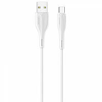 Кабель Usams US-SJ372 U38 Type-C Charging and Data Cable 1m White