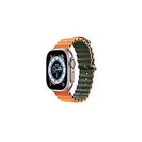 Ремінець для годинника Apple Watch Ocean two-tone 38/40/41mm 23.Orange-Khaki