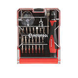 Викрутка прецизійна з комплектом насадок 29 од, Cr-V INTERTOOL VT-3336 mst, фото 2