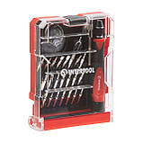 Викрутка прецизійна з комплектом насадок 29 од, Cr-V INTERTOOL VT-3336 mst, фото 3