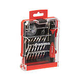 Викрутка прецизійна з комплектом насадок 29 од, Cr-V INTERTOOL VT-3336 mst, фото 5