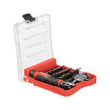 Викрутка прецизійна з комплектом насадок 29 од, Cr-V INTERTOOL VT-3336 mst, фото 6