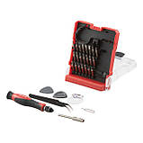 Викрутка прецизійна з комплектом насадок 29 од, Cr-V INTERTOOL VT-3336 mst, фото 9