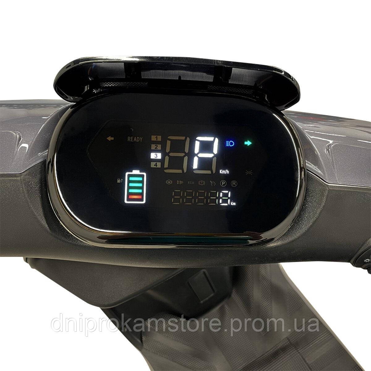 Електроскутер BeastBike Thanator 1200W Silver - фото 8 - id-p2048312305