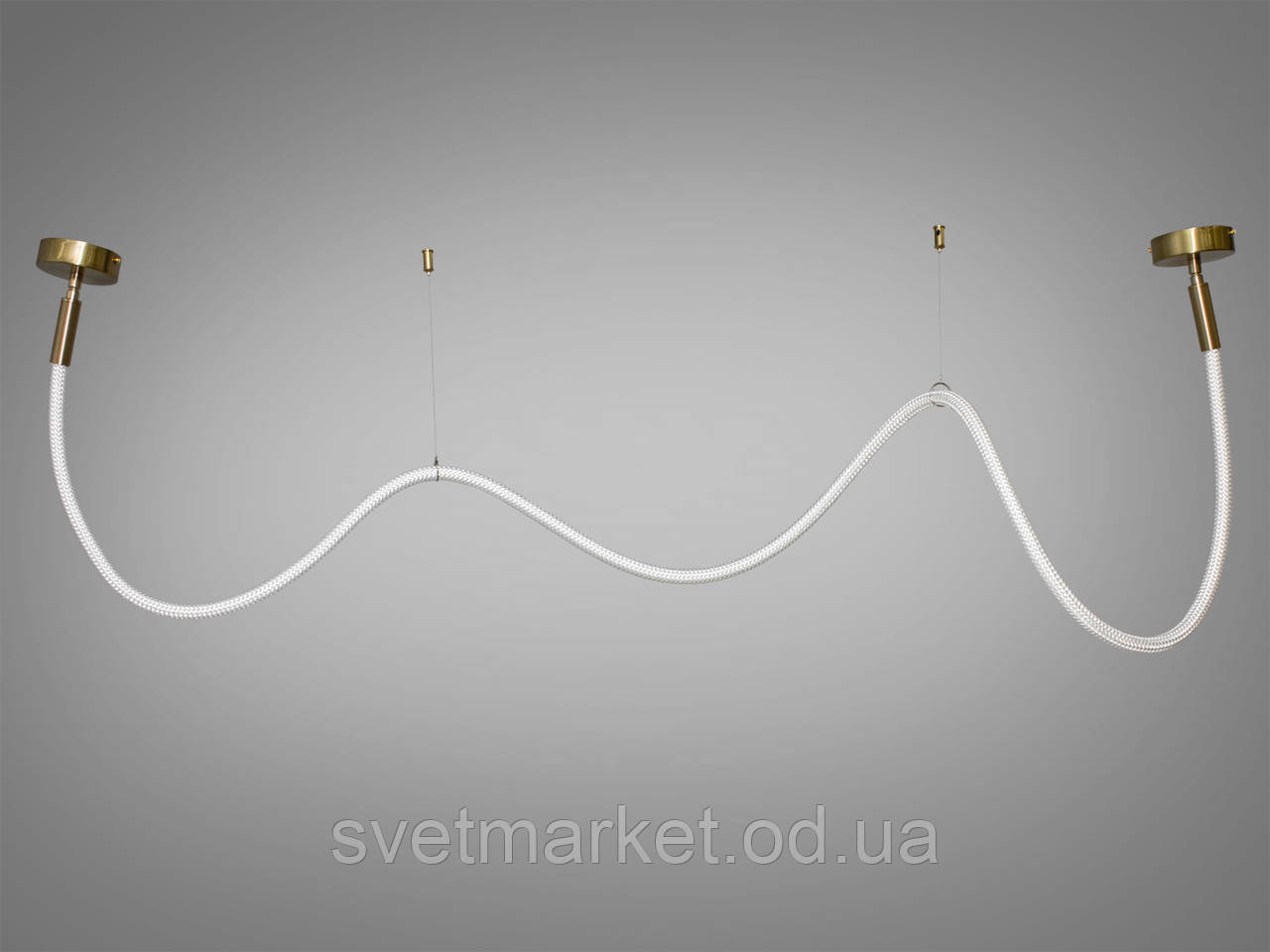 Сучасна світлодіодна люстра шланг 9610-2500GAB, фото 1
