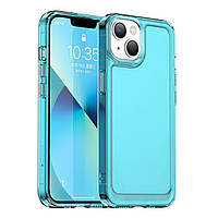 Чохол для смартфона Cosmic Clear Color 2 mm for Apple iPhone 14 Transparent Blue