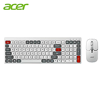 Беспроводной комплект ACER KM41-6W OCC202 клавиатура + мышь, Bluetooth+2.4 ГГц, white