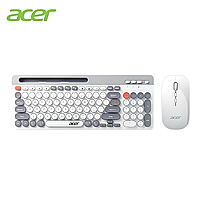 Беспроводной комплект ACER OKR215 клавиатура + мышь, Bluetooth+2.4 ГГц, white