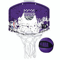 Мини-щит детский баскетбольный Wilson NBA Team Mini Hoop Sacramento Kings (WTBA1302SAC)