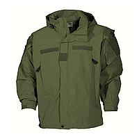 Мужская куртка с капюшоном US Gen III Level 5 MFH (Coyote) S, куртка военного образца, армейская теплая куртка S, Olive