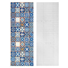 Самоклеюча плівка на паперовій основі вінтажна синя мозаїка 0.45х10M SW-00000787, фото 3