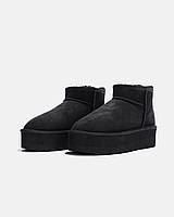 Женские угги UGG Women'S Classic Ultra Mini Platform Mini Black