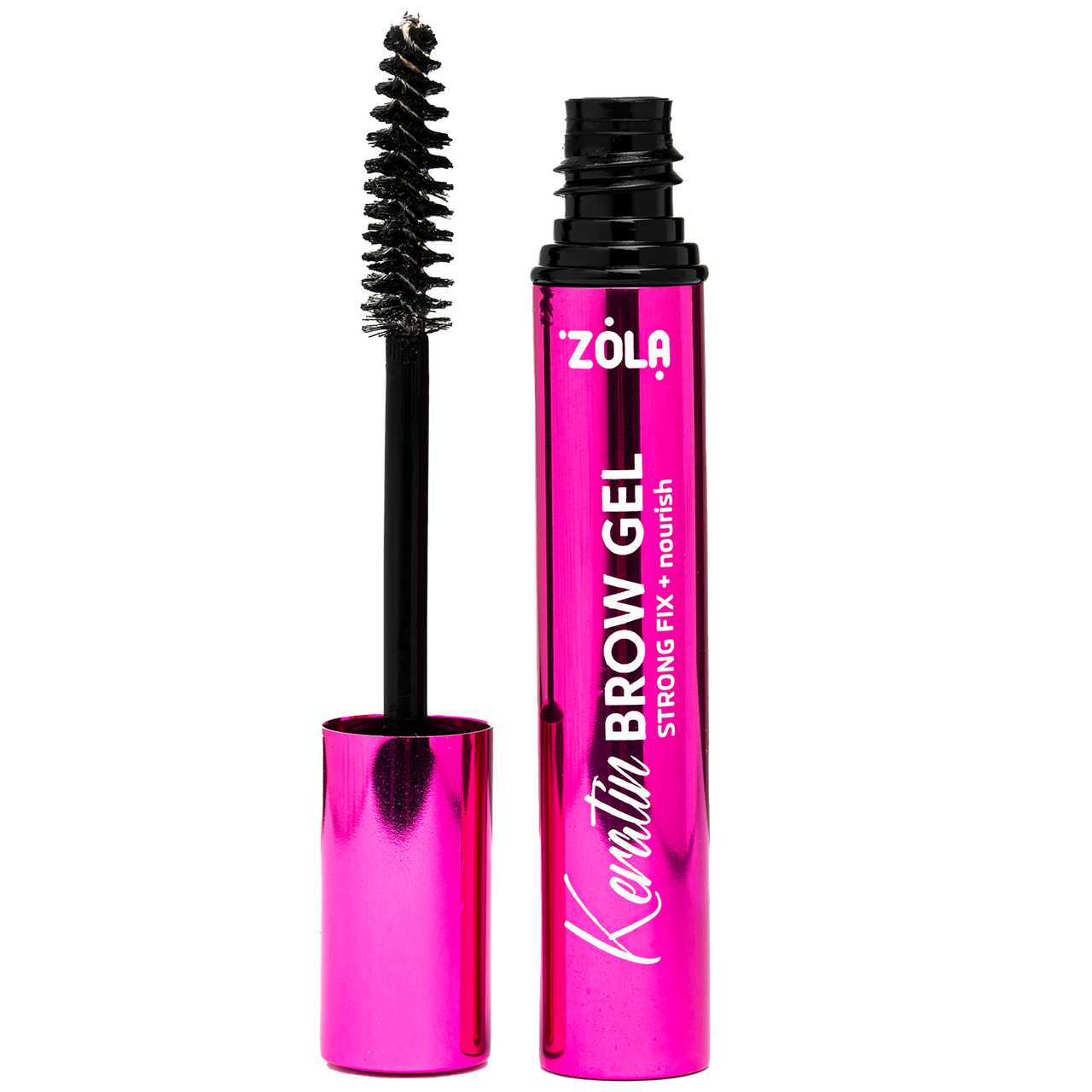 Гель для брів Zola Keratin Brow Gel Strong Fix+Nourish прозорий, фото 1
