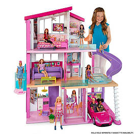 Будинок мрії барбі будиночок з горкою ліфтом Barbie DreamHouse GNH53