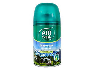 Змінний балон для освіжувача повітря Свіжість Альп 250мл ТМ AIR FRESH FG