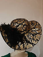 Карнавальна жіноча шляпа чорна б/в