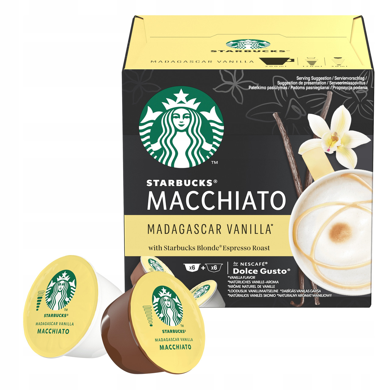 Кава в капсулах Starbucks "Dolce Gusto" Madagascar Vanilla Macchiato 12 шт.