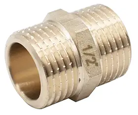 Ніпель  1/2" (под прокладку)  WEZER {400/100}