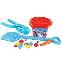 Яскравий пластиковий набір для зимових ігор