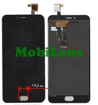 Meizu M3, M3 mini, M688Q Дисплей + тачскрин (модуль) чорний, фото 1