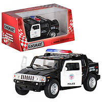 Машинка полицейская инертная Kinsmart Hummer KT-5097-WP 13 см d