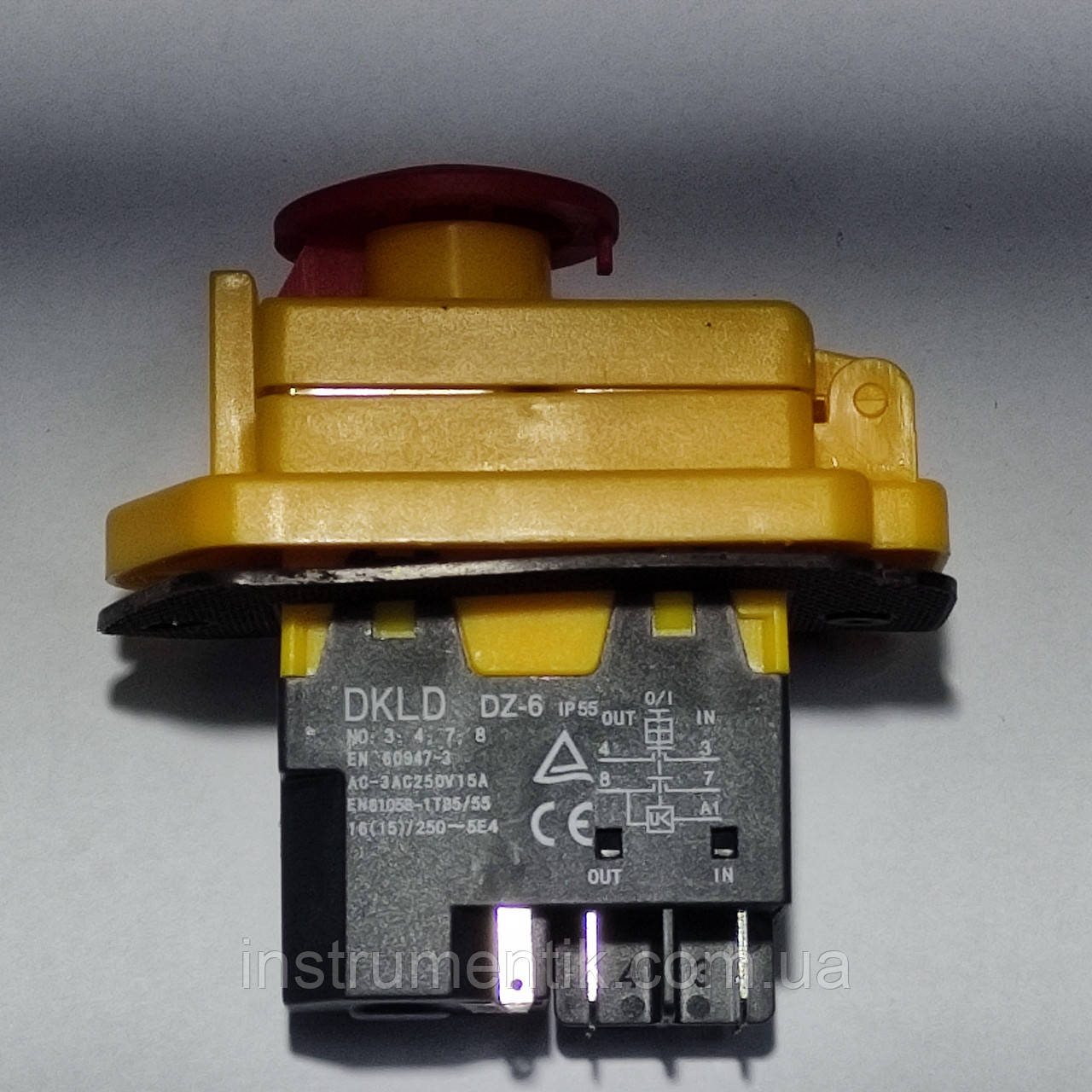 Пусковая кнопка DKLD DZ-6 для бетономешалки Agrimotor - фото 4 - id-p8037291