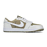 Баскетбольні кросівки Jordan 1 Retro Low Travis Scott Golf, фото 3