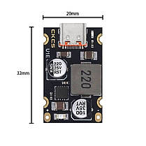 Модуль швидкої зарядки Type-C, 8-32В - 3.3В-21В, 65Вт, протокол Huawei FCP, Samsung AFC, Apple BC1.2, MTK PE, фото 5