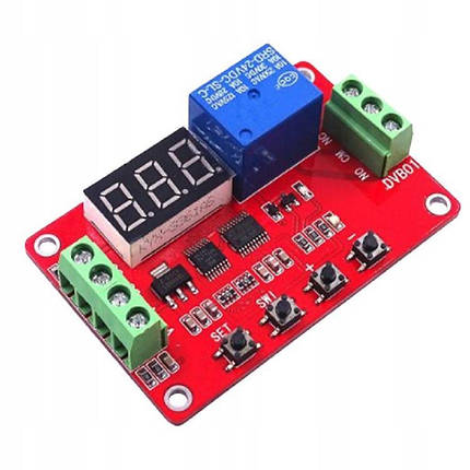 Модуль вимірювання контролю компаратора напруги DVB01, 12В, 0-99,9В, <50мА, цифровий компаратор, фото 1