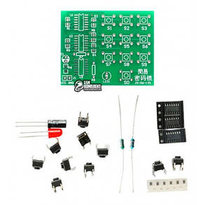 Набір для самостійного складання кодового замка, DIY конструктор, фото 2